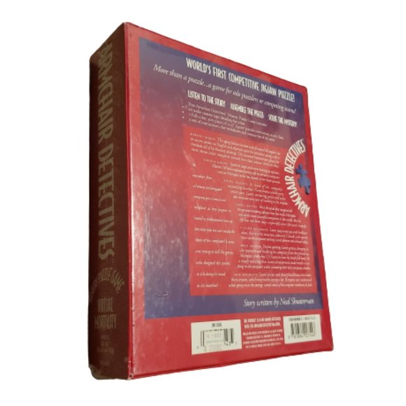 Decipher Inc. Armchair Detectives Mystery Puzzle Game Jigsaw Brand New NWT - Picture 2 of 11